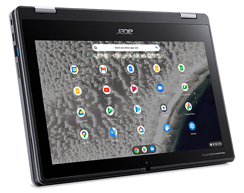 Acer Chromebook R753T-C8H2 Intel® Celeron® N N4500 11.6" Touchscreen HD 4 GB LPDDR4x-SDRAM 32 GB Flash Wi-Fi 6 (802.11ax) ChromeOS Black