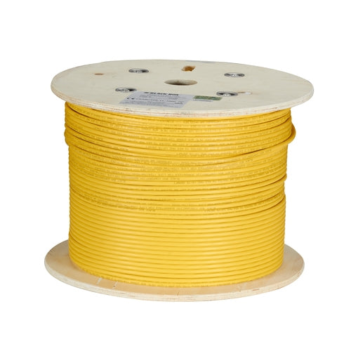 Black Box C6ABC50 networking cable Yellow 12000" (304.8 m) Cat6a U/UTP (UTP)