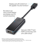 HP USB-C to HDMI 2.0 USB graphics adapter Black