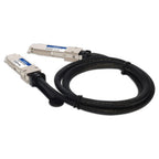 AddOn Networks QSFP112-400GB-AEC-1M-MX-AO InfiniBand/fibre optic cable 39.4" (1 m)
