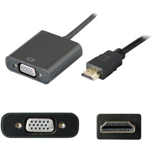 AddOn Networks 0B47069-AO-5PK video cable adapter 7.87" (0.2 m) HDMI VGA (D-Sub) Black