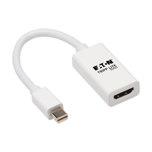 Tripp Lite P137-06N-HDR-W video cable adapter 3.94" (0.1 m) Mini DisplayPort HDMI Type A (Standard) White