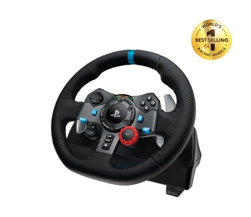 Logitech G 941-000110 Gaming Controller Black USB Steering wheel + Pedals PC, PlayStation 4, Playstation 3