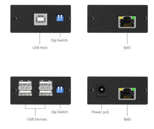 Siig JU-EX0311-S1 network extender Network transmitter Black