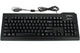 Seal Shield Silver Seal keyboard Universal USB QWERTY US English Black