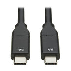 Tripp Lite U040-C3M-C-5A USB cable USB 2.0 118.1" (3 m) USB C Black