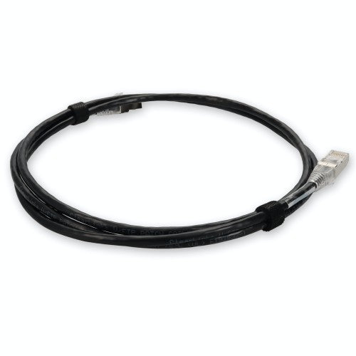 AddOn Networks ADD-7FSLCAT6A-BK networking cable Black 83.9" (2.13 m) Cat6a U/UTP (UTP)