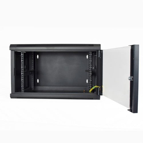 Weltron 90-4090WMEN-6U rack cabinet Wall mounted rack Black