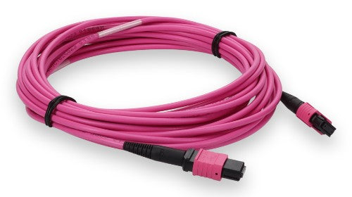 AddOn Networks ADD-MPOMPO-3M5OM4-MA InfiniBand/fibre optic cable 118.1" (3 m) MPO LOMM Magenta