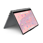 Lenovo Chrome 2in1 14IRU10 Intel Core 5 120U Chromebook 14" Touchscreen WUXGA 8 GB LPDDR5-SDRAM 256 GB SSD Wi-Fi 6E (802.11ax) ChromeOS English Gray