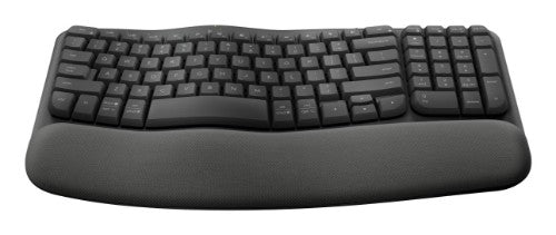 Logitech Wave Keys keyboard Universal RF Wireless + Bluetooth QWERTY English Graphite