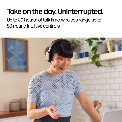 HP Poly Focus 625 Headset + Wireless Charge Stand