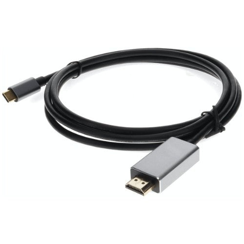 AddOn Networks USBC2H4MMAL-AA video cable adapter 72" (1.83 m) USB Type-C HDMI Black