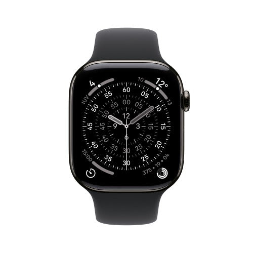 Apple Watch Series 11 OLED 46 mm Digital 416 x 496 pixels Touchscreen 5G Titanium Wi-Fi GPS (satellite)