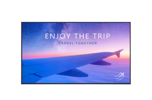 LG 49UH7N-E signage display Digital signage flat panel 49" LED Wi-Fi 700 cd/m² 4K Ultra HD Black Built-in processor WebOS 24/7