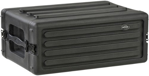 SKB Roto-Molded 4U Shallow Rack Black
