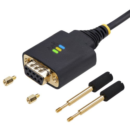 StarTech.com 1P6FFCN-USB-SERIAL serial cable Black 78.7" (2 m) USB Type-A DB-9