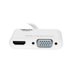 Tripp Lite P137-06N-HV-V2W video cable adapter 7.87" (0.2 m) Mini-DisplayPort HDMI/VGA White