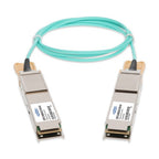 AddOn Networks QSFP112-400GB-AOC-1M-NV-AO InfiniBand/fibre optic cable 39.4" (1 m) Aqua color