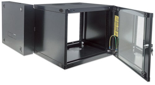 Intellinet 713863 rack cabinet 12U Wall mounted rack Black