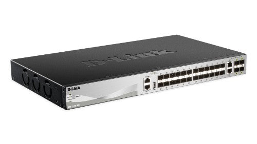 D-Link DGS-3130-30S network switch Managed L3 Black, Gray
