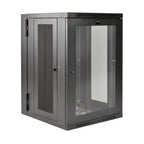 Tripp Lite SRW18USDPG rack cabinet 18U Wall mounted rack Black