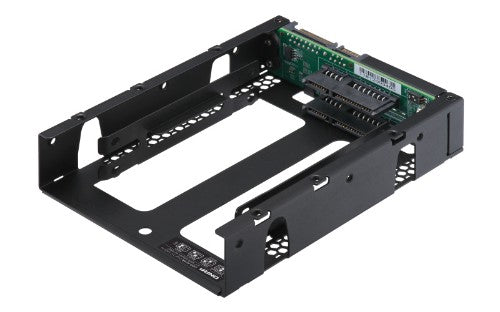 QNAP QDA-A2AR storage drive enclosure HDD/SSD enclosure Black 2.5"
