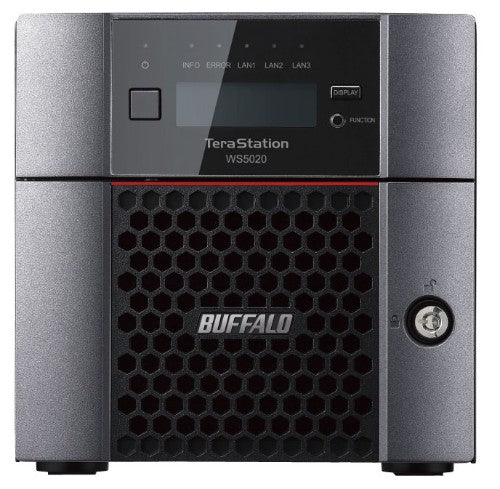 Buffalo TeraStation WS5220DN NAS Desktop Intel Atom® C3338 8 GB DDR4 4 TB HDD Black