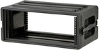SKB Roto-Molded 4U Shallow Rack Black