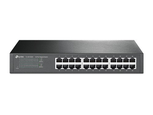 TP-Link TL-SG1024D network switch Unmanaged Gigabit Ethernet (10/100/1000) Gray - Buy IT Solutions