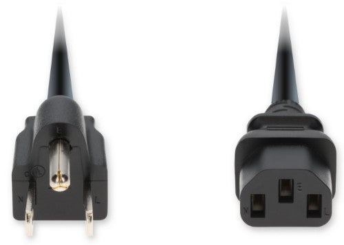AddOn Networks ADD-N5152C13C18G8FBK power cable Black 94.5" (2.4 m) NEMA 5-15P C13 coupler