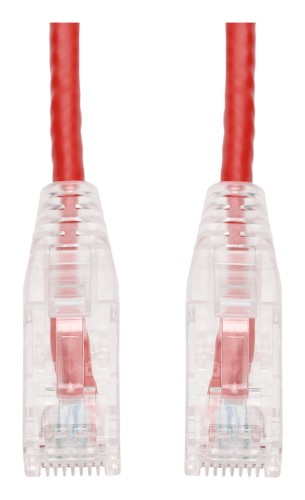AddOn Networks ADD-1FSLCAT6AS-RD networking cable Red 5.91" (0.15 m) Cat6a U/UTP (UTP)