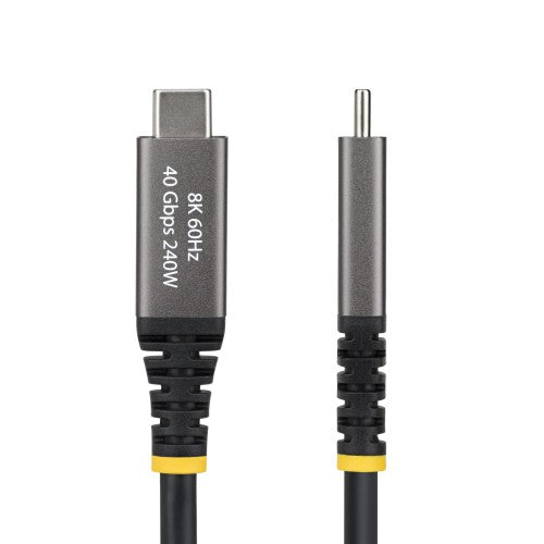 StarTech.com CC6FT40GUSB4GEN3 USB cable USB4 Gen 3x2 70.9" (1.8 m) USB C Black