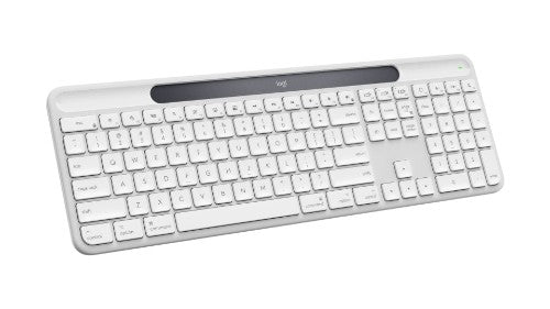 Logitech 920-013787 keyboard RF Wireless + Bluetooth English White