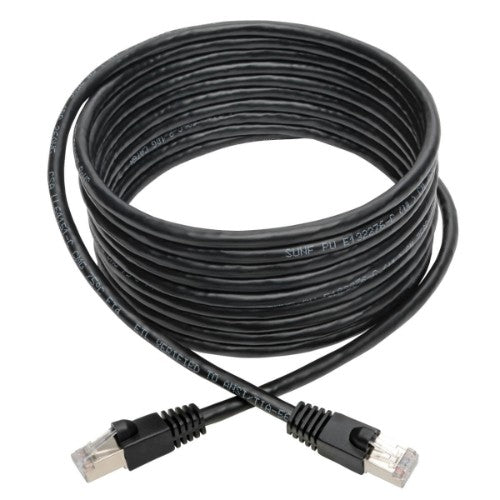 Tripp Lite N262-012-BK networking cable Black 144.1" (3.66 m) Cat6a S/UTP (STP)