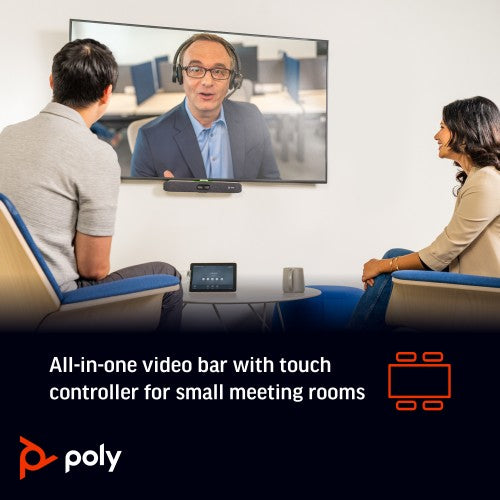 HP Poly Studio X30 All-In-One Video Bar with TC8 Controller Kit