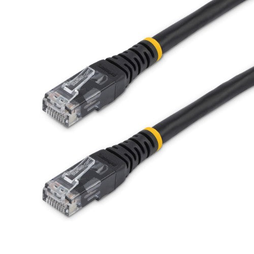 StarTech.com C6PATCH50BK networking cable Black 600" (15.2 m) Cat6 U/UTP (UTP)