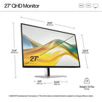 HP Series 5 Pro 27 inch QHD Monitor - 527pq