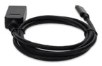 AddOn Networks USBC2DPMM3F video cable adapter 35.8" (0.91 m) DisplayPort Black