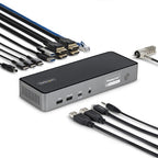 StarTech.com DK30C2DPEPRN laptop dock/port replicator Wired USB 3.2 Gen 2 (3.1 Gen 2) Type-C Gray