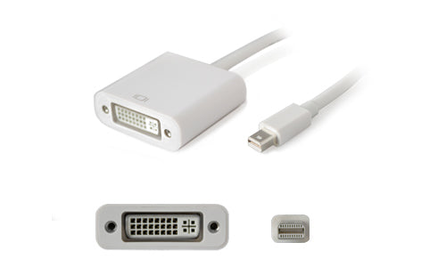 AddOn Networks MDP2DVIA video cable adapter Mini DisplayPort DVI White