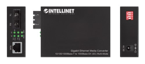 Intellinet 508544 network media converter 850 nm Multi-mode