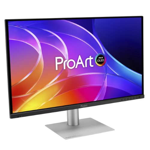 ASUS ProArt OLED PA279CDV computer monitor 26.5" 3840 x 2160 pixels 4K Ultra HD QD-OLED Black, Silver
