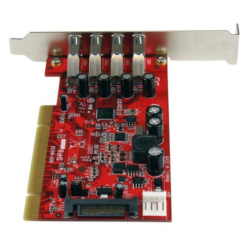 StarTech.com PCIUSB3S4 interface cards/adapter Internal USB 3.2 Gen 1 (3.1 Gen 1)