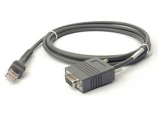 Zebra CBA-R01-S07PBR serial cable Gray 84" (2.13 m) RS232 DB9