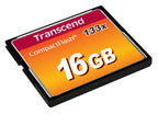 Transcend 16GB, CF Card, MLC, 133X