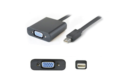 AddOn Networks Mini-Displayport - VGA 7.87" (0.2 m) VGA (D-Sub) Mini DisplayPort Black