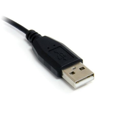 StarTech.com UUSBHAUB1RA USB cable USB 2.0 11.8" (0.3 m) USB A Micro-USB B 0.48 Gbit/s Black