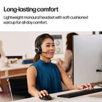 HP Poly Mission 815 Monaural USB Wired Headset