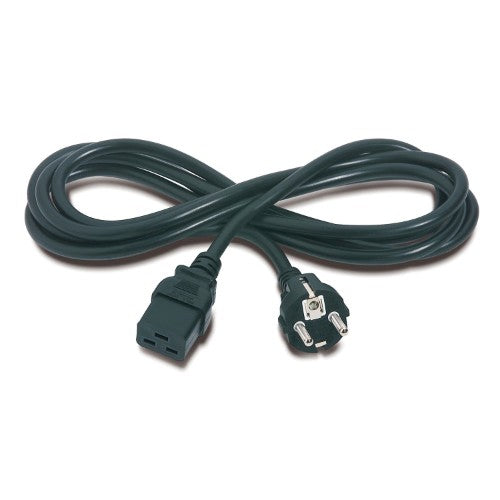 APC AP9875 power cable Black 94.5" (2.4 m) C19 coupler CEE7/7